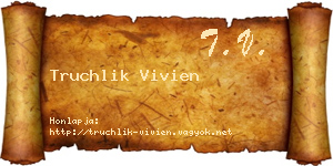 Truchlik Vivien névjegykártya