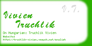 vivien truchlik business card
